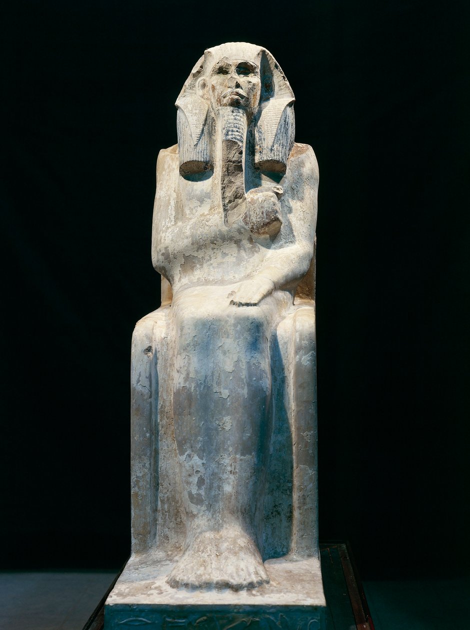 Statue du Pharaon Gioser, de Saqqarah, dynastie III - Egyptian 3rd Dynasty