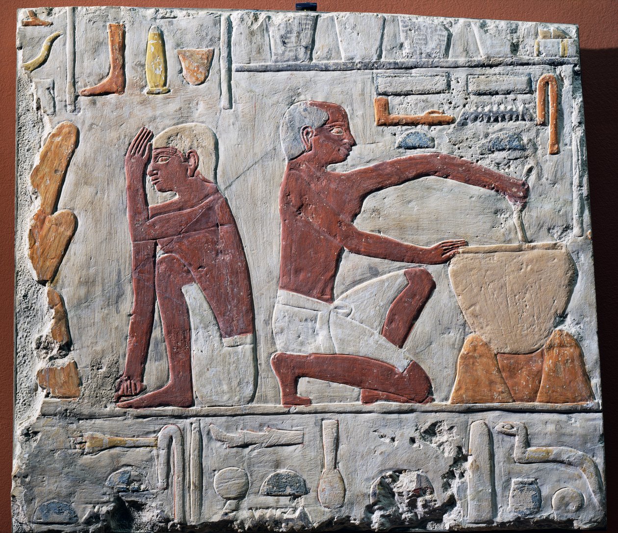 Préparation et cuisson du pain, 2500-2350 av. J.-C. - Egyptian 5th Dynasty