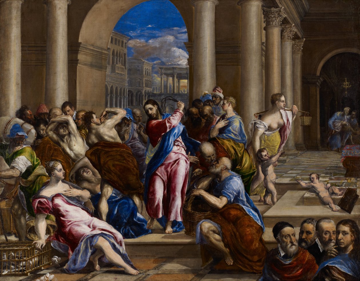 Le Christ chasse les changeurs du Temple - El Greco