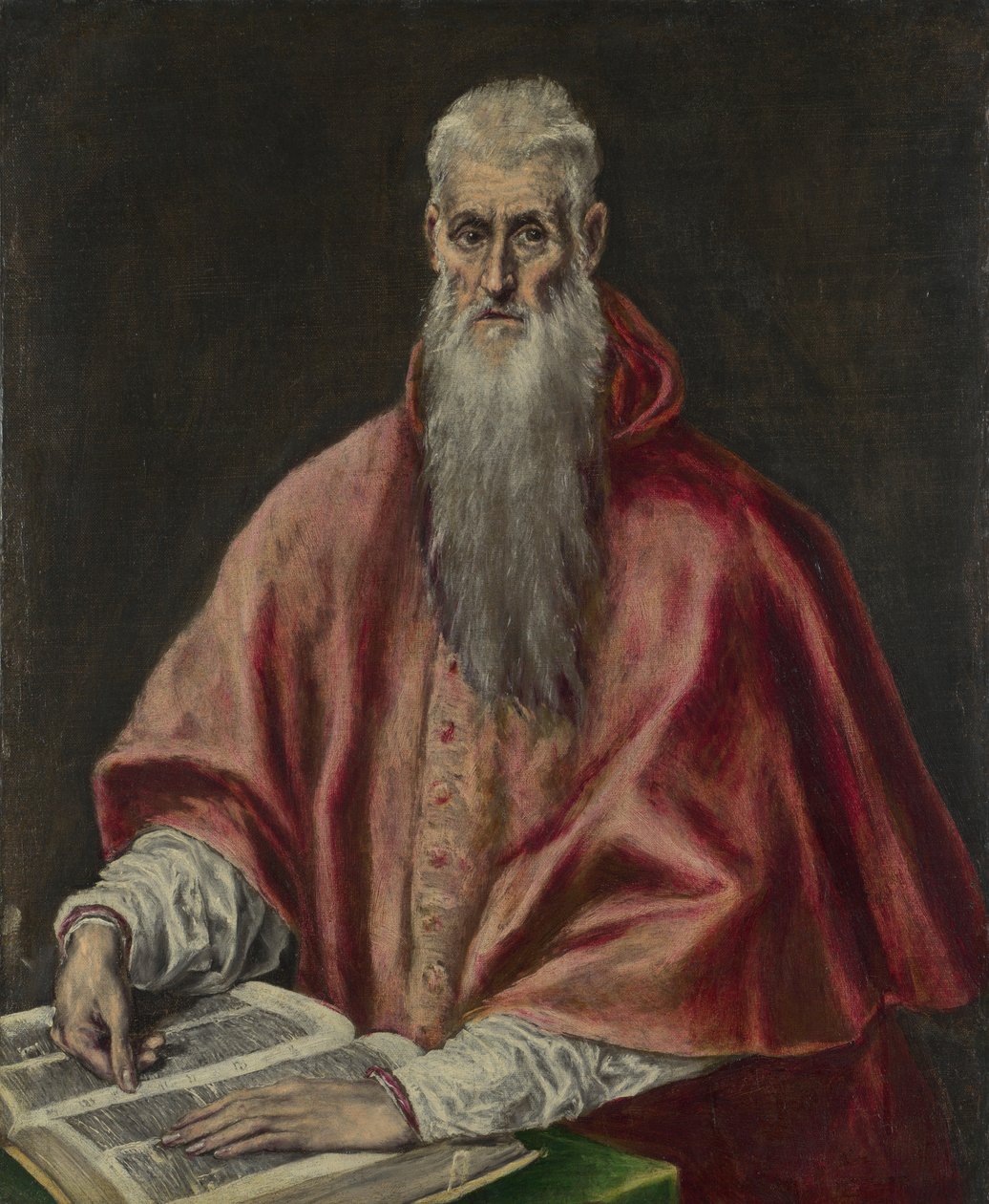 Saint Jérôme en cardinal, 1590-1600 - El Greco