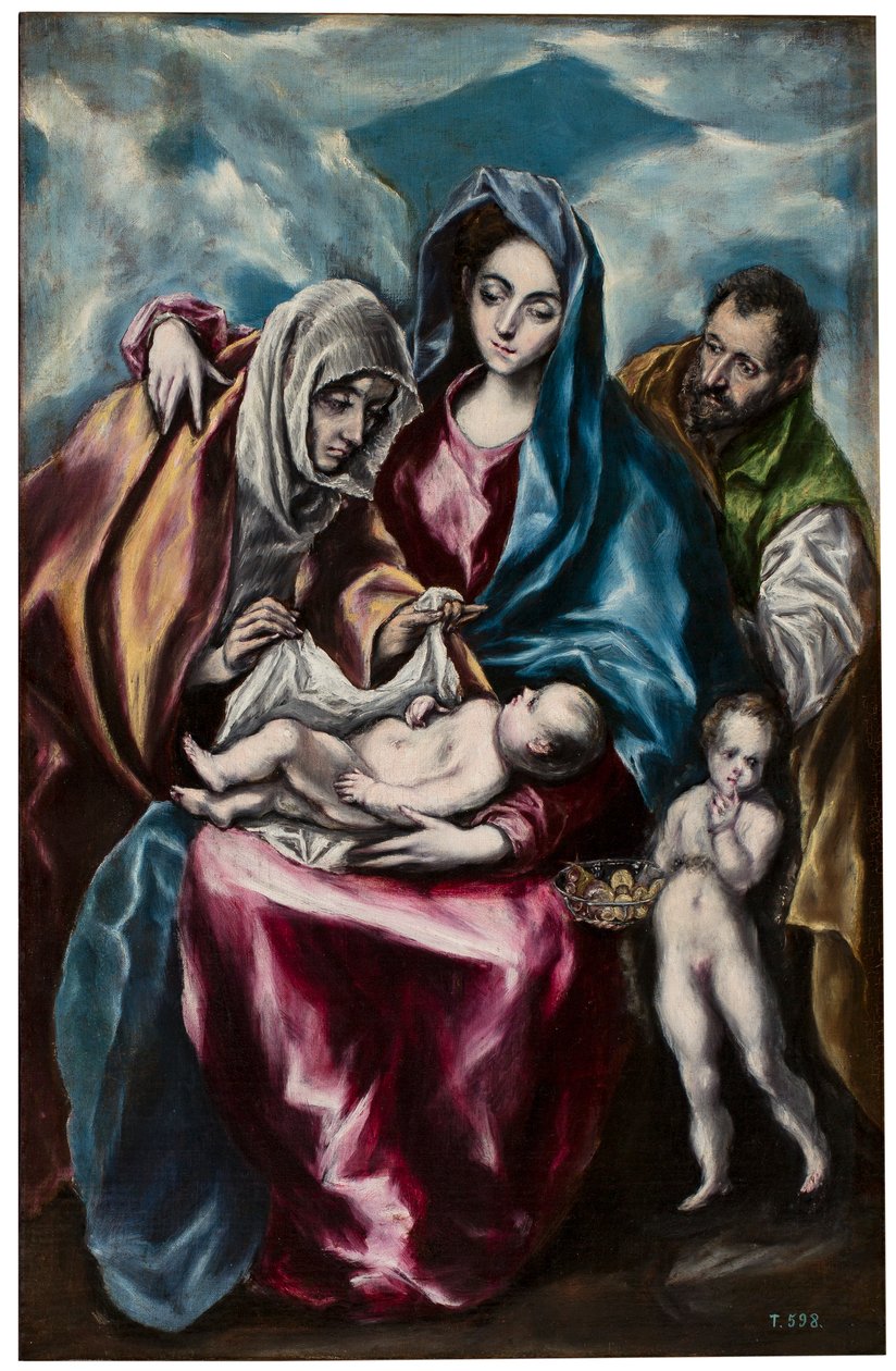 La Sainte Famille avec Sainte Anne et Saint Jean - El Greco