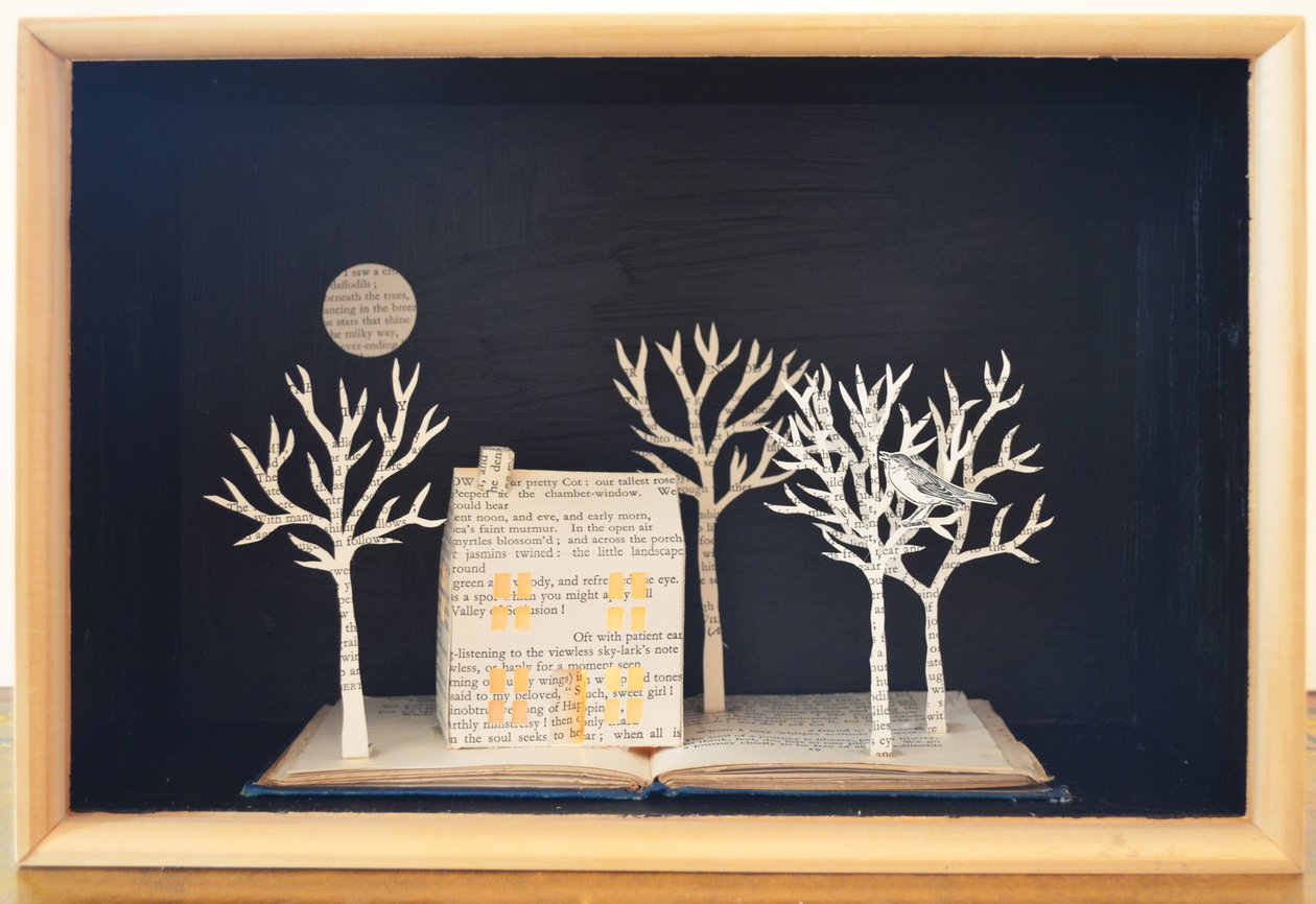 Cottage light box, 2012 (mixed media) - Eleanor Grafton