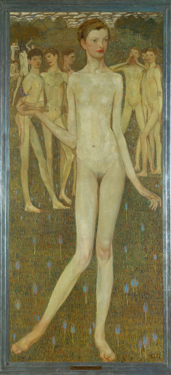 Adolescentia (huile sur toile) - Elena Luksch-Makowsky