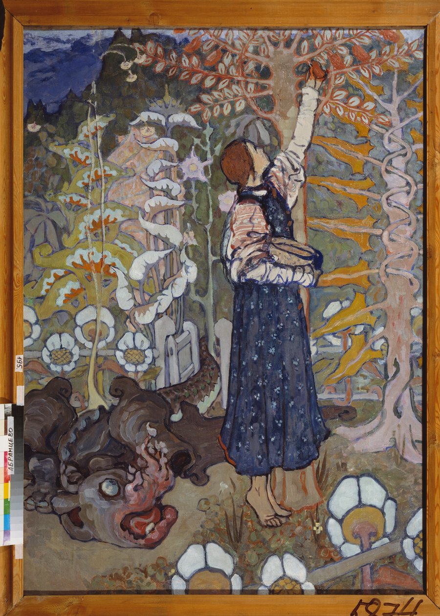 Un conte de fée (La belle et la bête). Peinture d