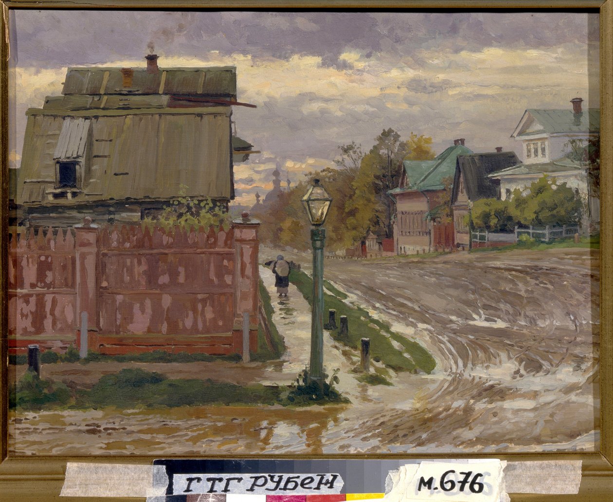 Une rue à Moscou - Elena Polenova