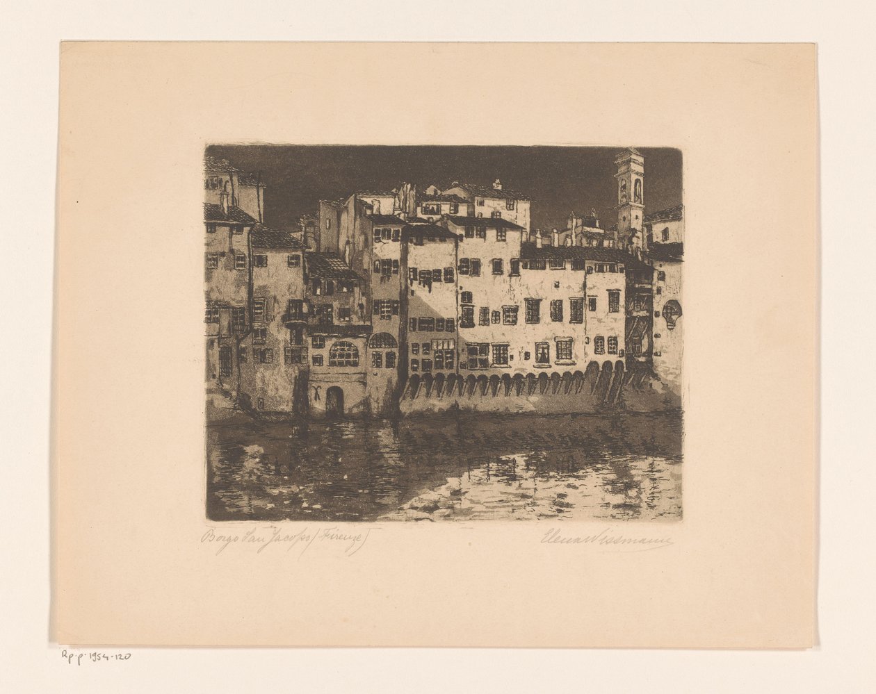 Borgo San Jacopo (Firenze) - Elena Wissmann (signed by artist)