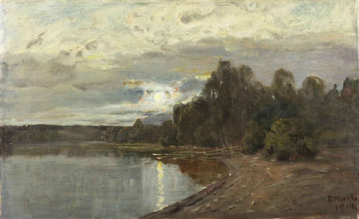 Paysage au clair de lune - Elias Muukka