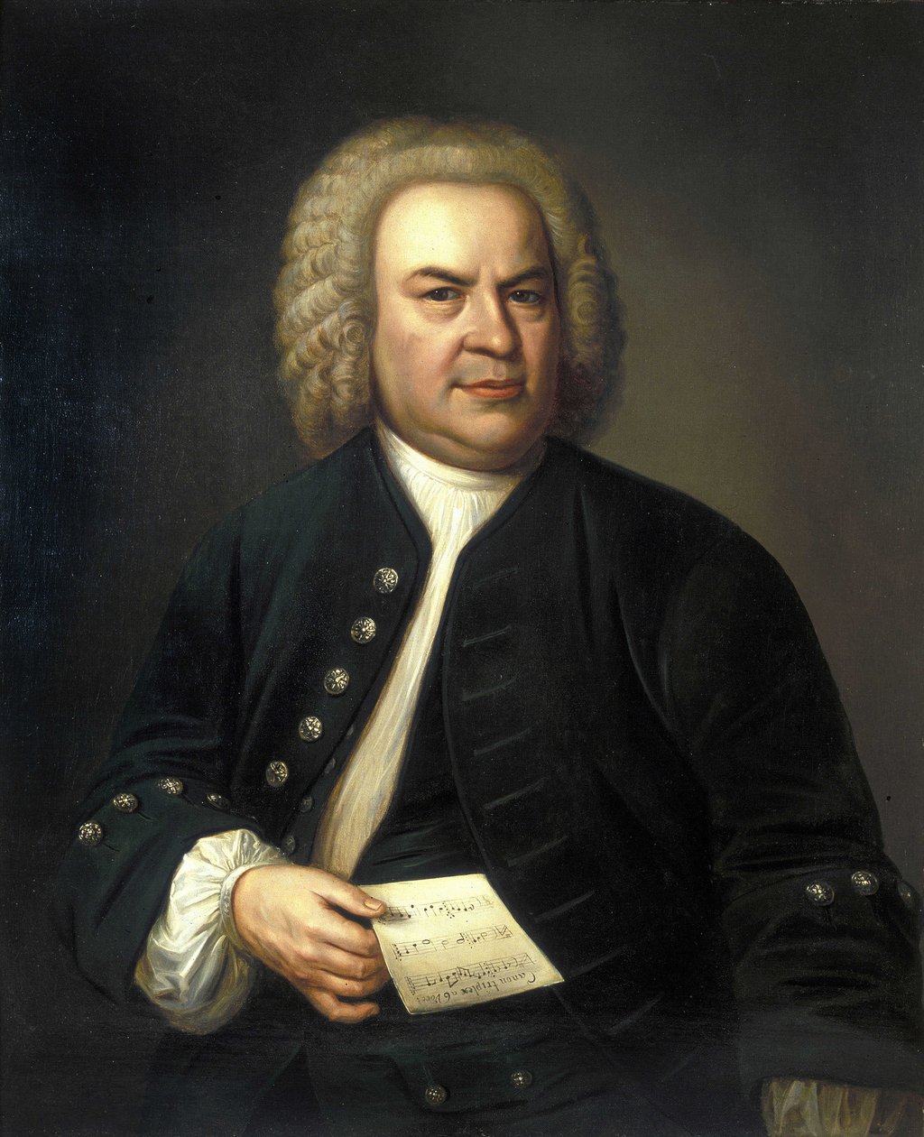 Portrait de Jean Sébastien Bach - Elias Gottleib (after) Haussmann