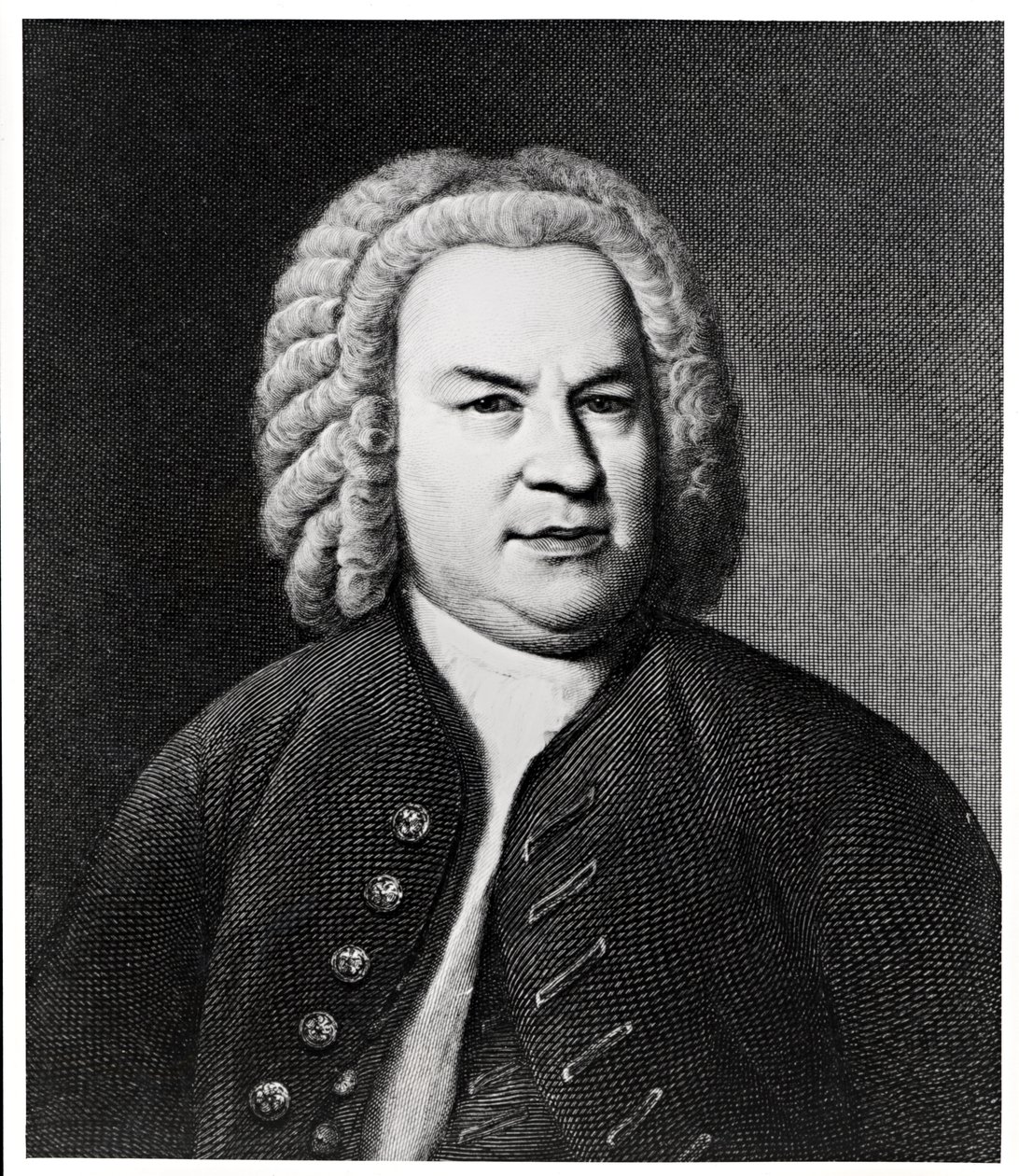 Portrait de Johann Sebastian Bach, compositeur allemand - Elias Gottleib Haussmann