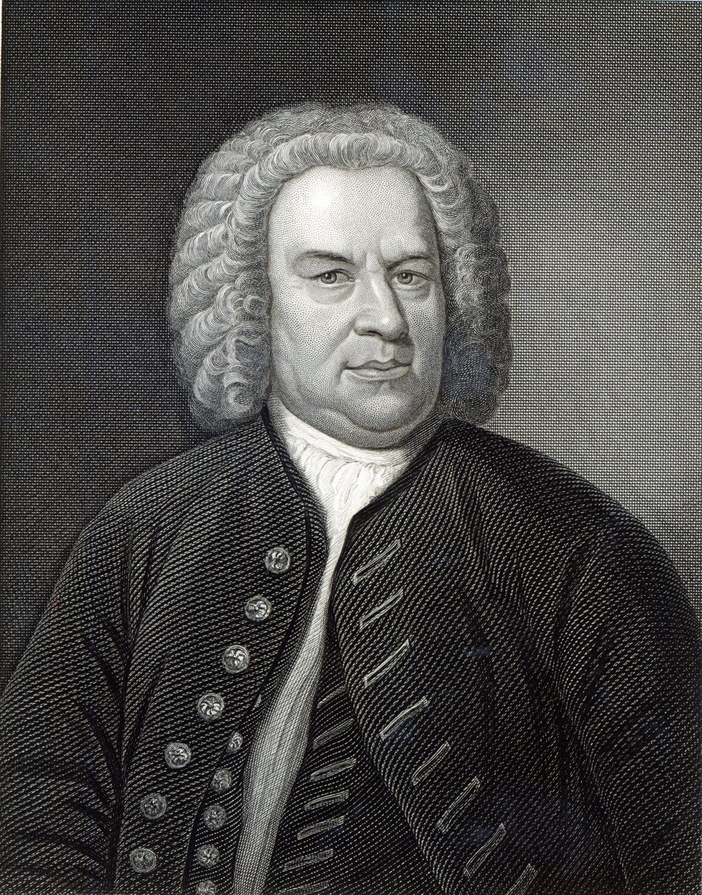 Portrait de Johann Sebastian Bach, compositeur allemand - Elias Gottleib Haussmann