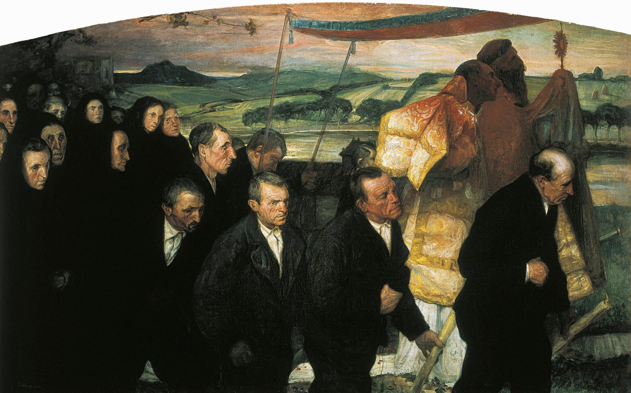 La procession du Corpus à Lezo - Elias Salaverria Inchaurrandieta