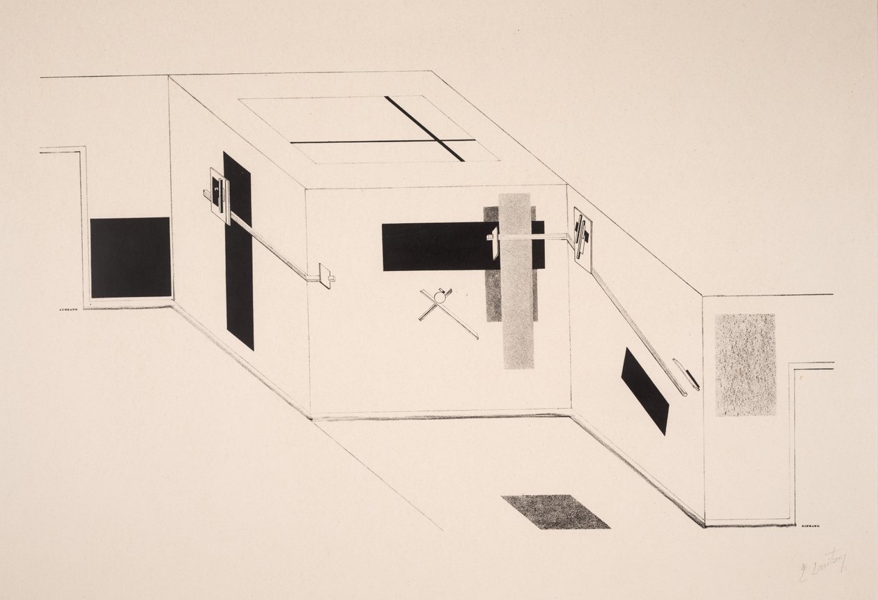 Sans titre - Eliezer Markowich Lissitzky
