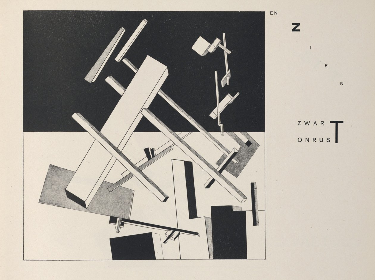 À propos de deux carrés, 1922 - Eliezer Markowich Lissitzky