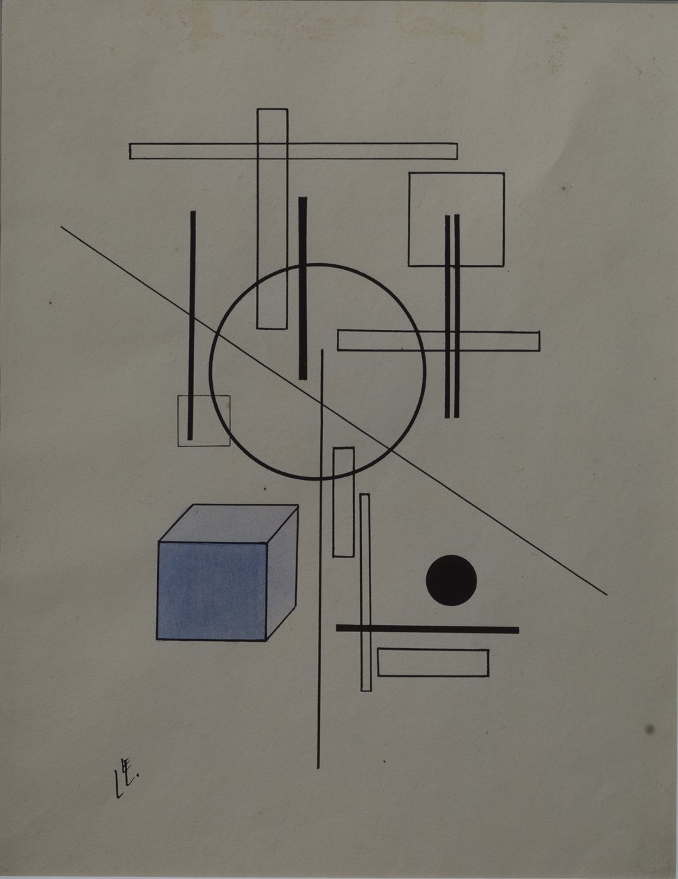 Composition - Eliezer Markowich Lissitzky