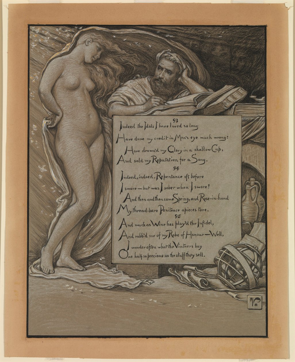 (Illustration pour le Rubáiyát d
