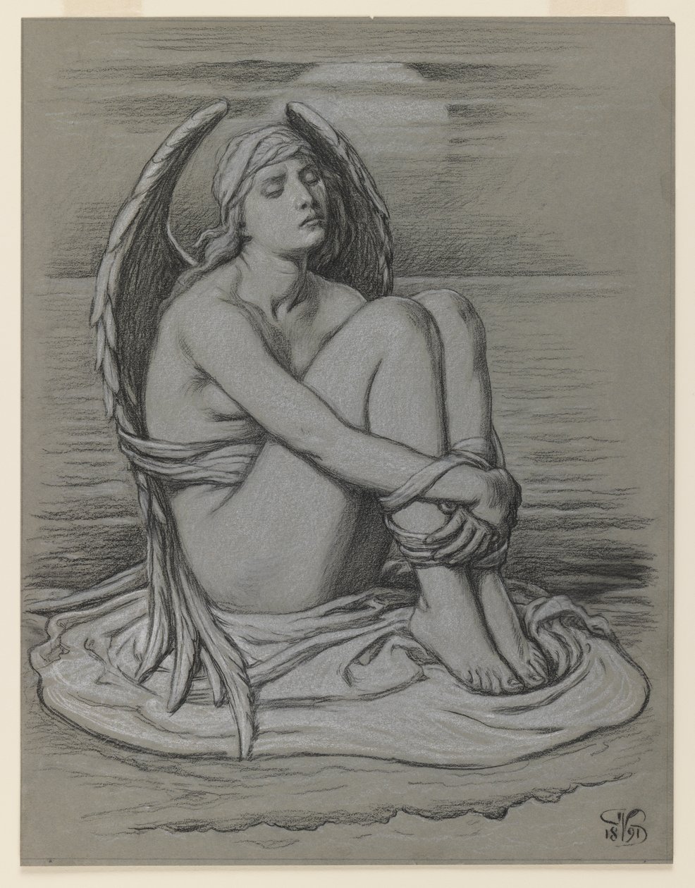 Ange lié, 1891 - Elihu Vedder