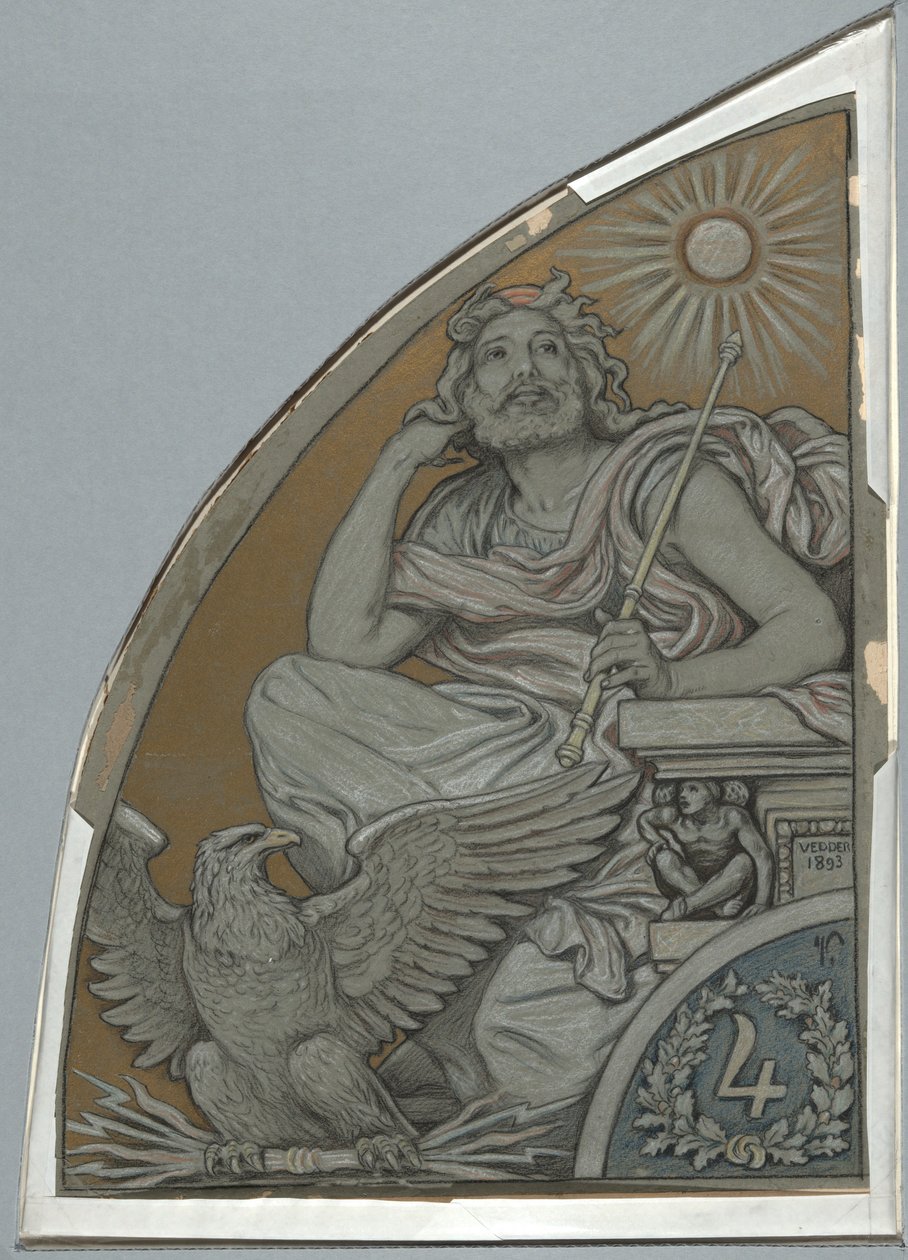 Cartoon pour Jupiter - Elihu Vedder