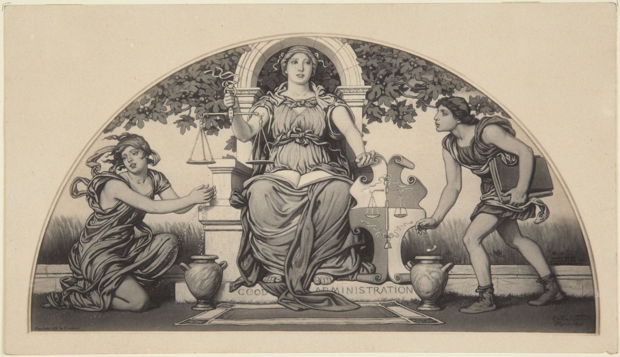 Bonne administration - Elihu Vedder