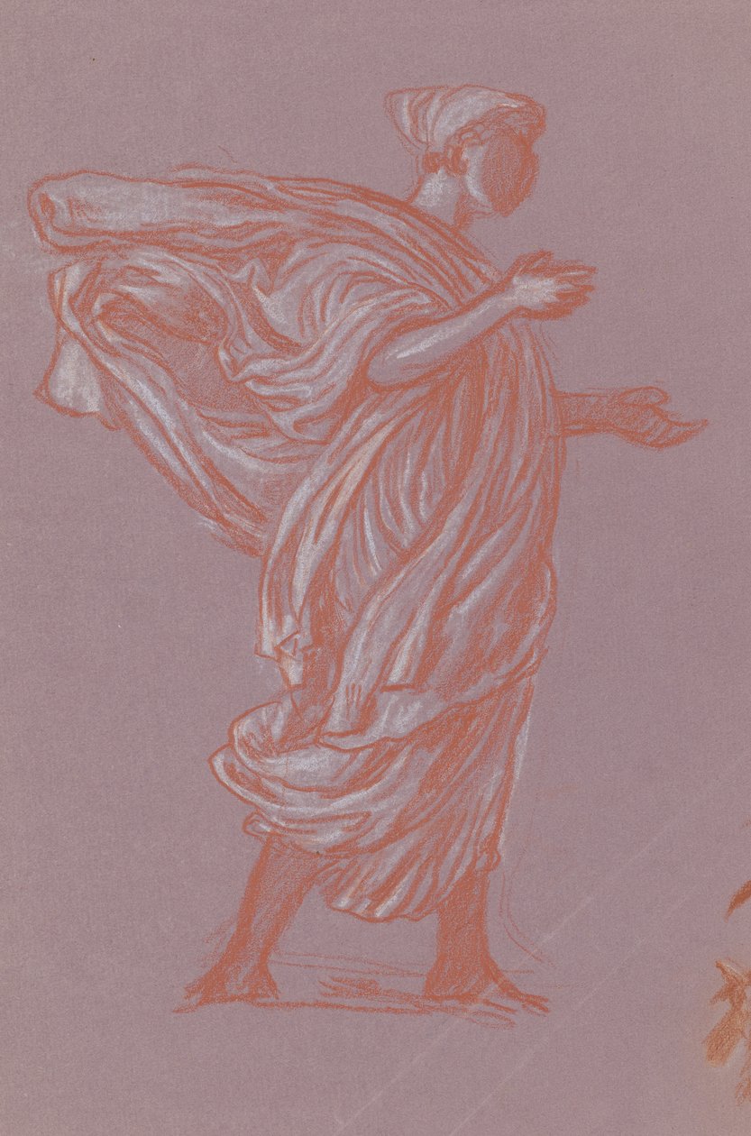 Figure Debout, vers 1872-77 - Elihu Vedder