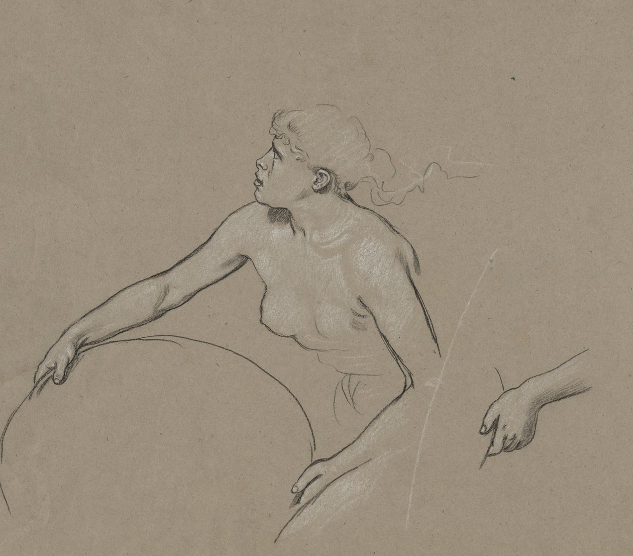 Études pour la figure du Printemps - Elihu Vedder