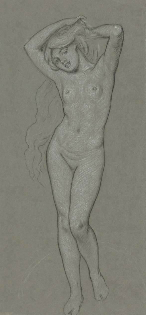 Étude pour la figure de Vénus - Elihu Vedder
