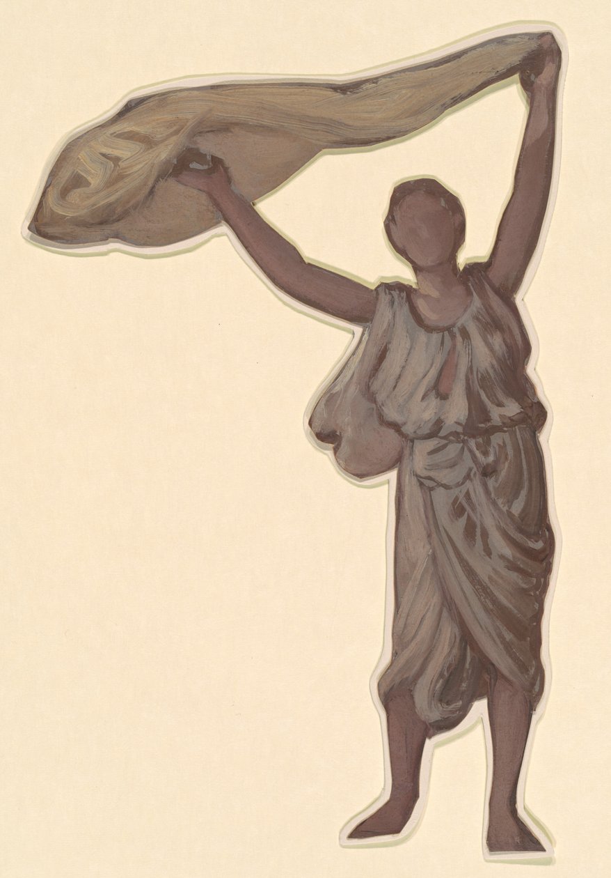 Étude pour "Jeunes filles grecques se baignant" - Elihu Vedder