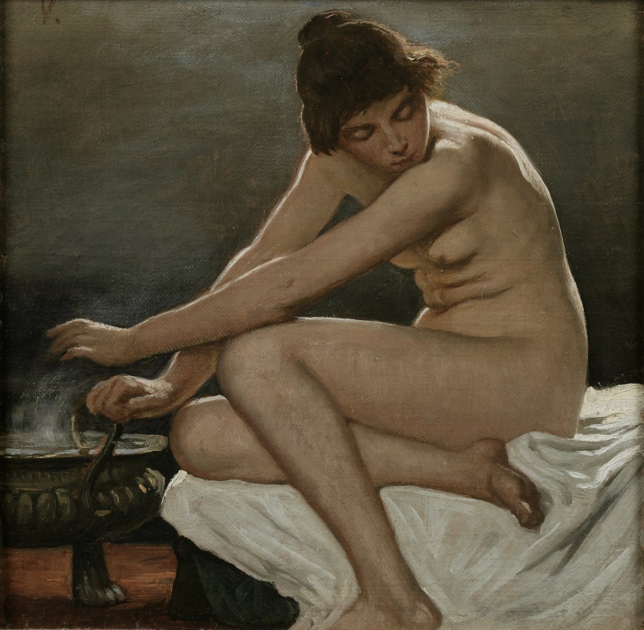 Étude pour La Strega, la sorcière - Elihu Vedder
