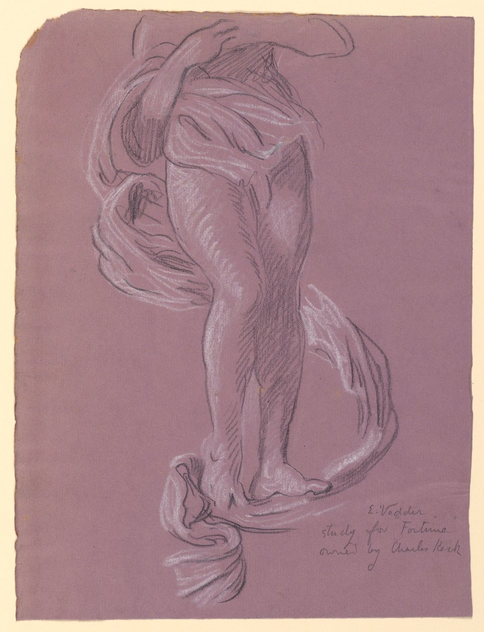 Étude de "Fortune" - Elihu Vedder