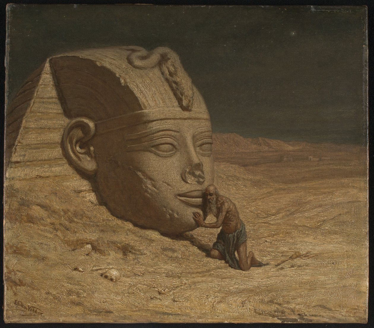 Le Questionneur du Sphinx - Elihu Vedder