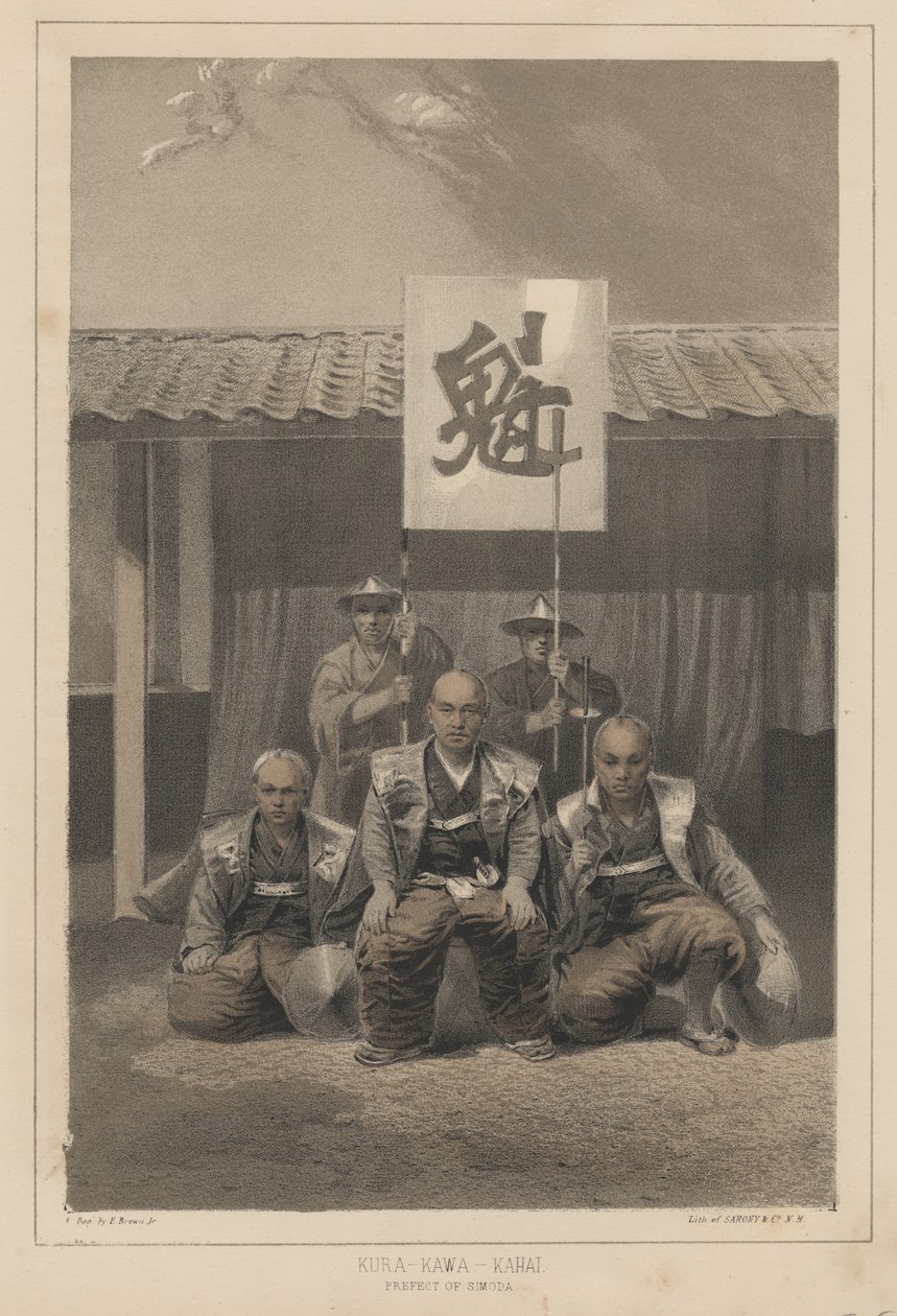 Kura-Kawa-Kahai, Préfet de Simoda, 1855 - Eliphalet Brown