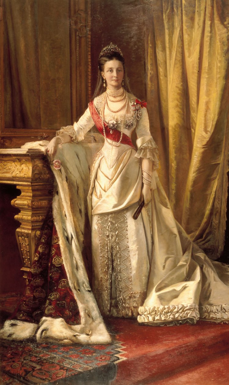 Portrait de Louise de Hesse-Kassel - Elisabeth Jerichau-Baumann
