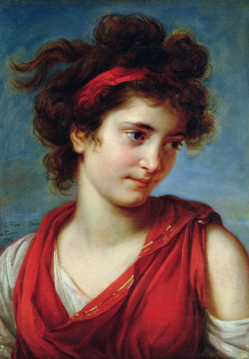 Portrait de Marguerite Porporati, 1792 - Elisabeth Louise Vigee Lebrun