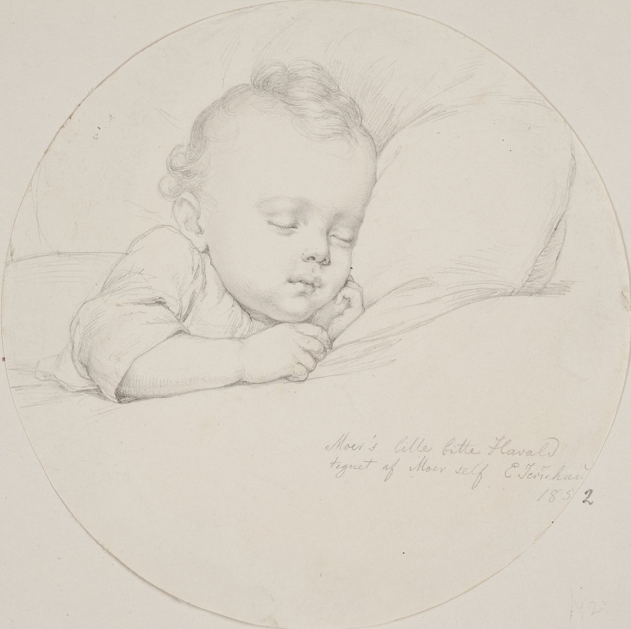 "Moers lille bitte Harald dessiné par moer self" - Elisabeth Jerichau Baumann
