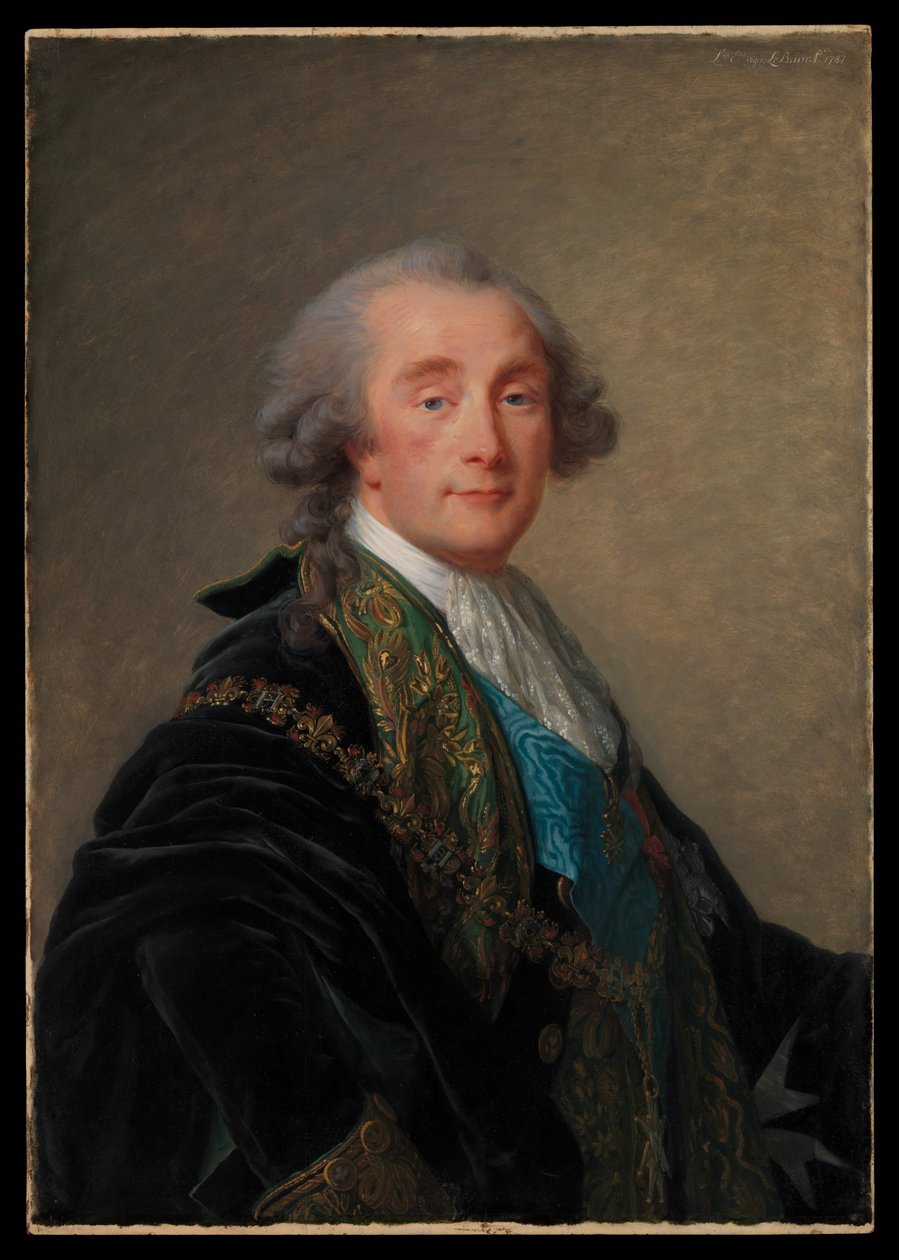 Alexandre Charles Emmanuel de Crussol-Florensac (1743-1815) - Elisabeth Louise Vigee Lebrun
