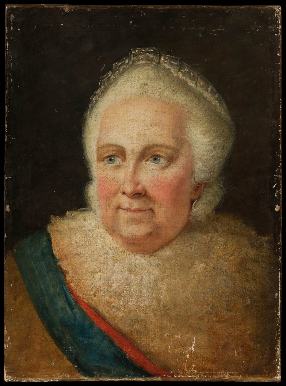 Porträt von Katharina II. - Elisabeth Louise Vigee-Lebrun