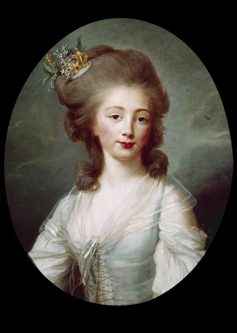 La comtesse de Cluzel (Marie-Thérèse Antoinette de Cluzel) - Elisabeth Louise Vigee Lebrun