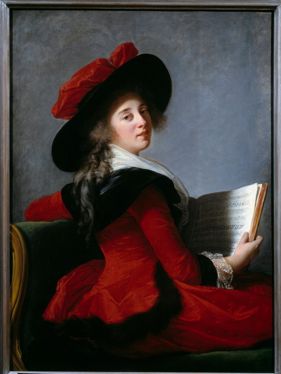 Portrait de la baronne de Crussol - Elisabeth Louise Vigee Lebrun