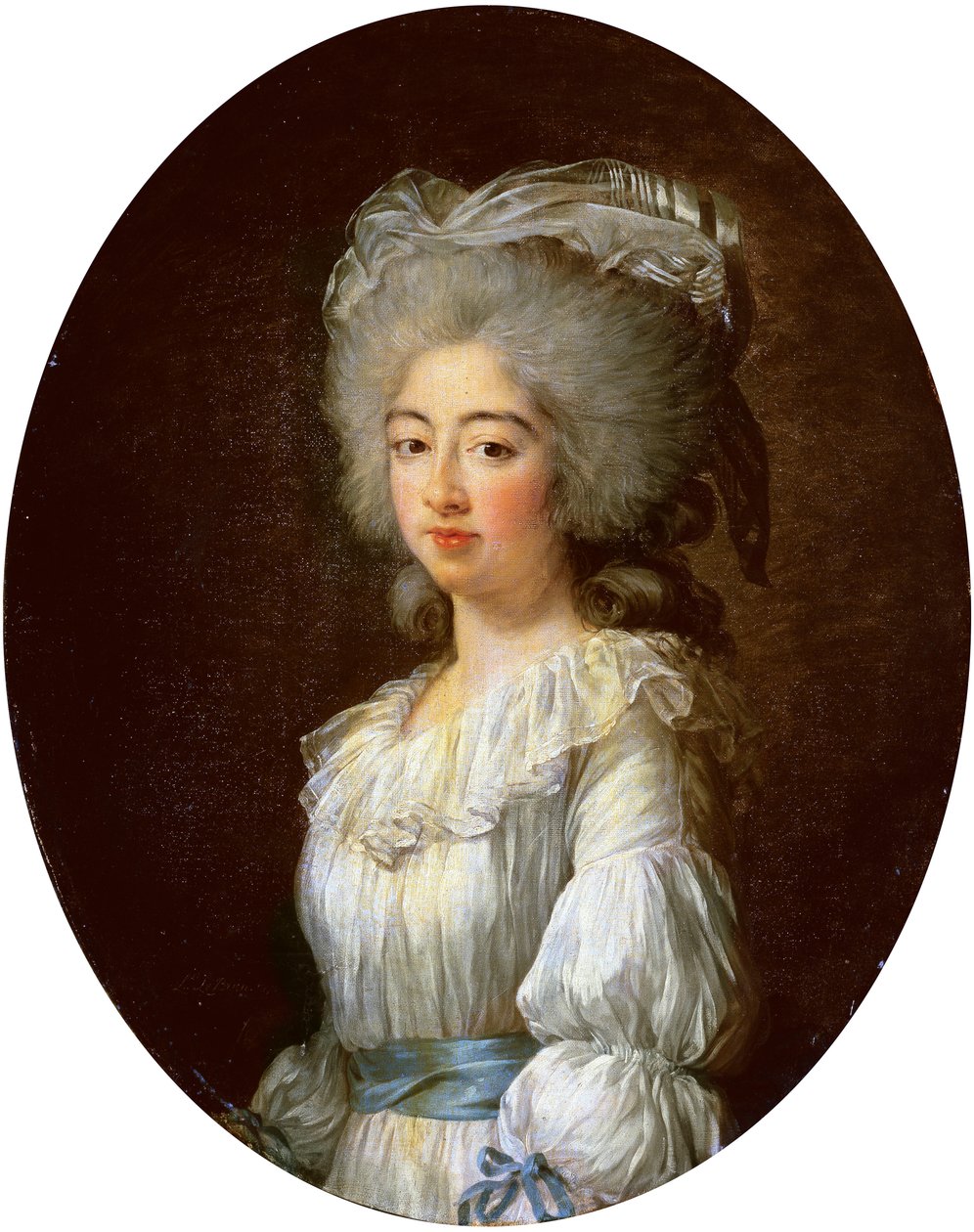 Portrait de Louise Marie Joséphine, comtesse de Provence, future reine de France - Elisabeth Louise Vigee-Lebrun