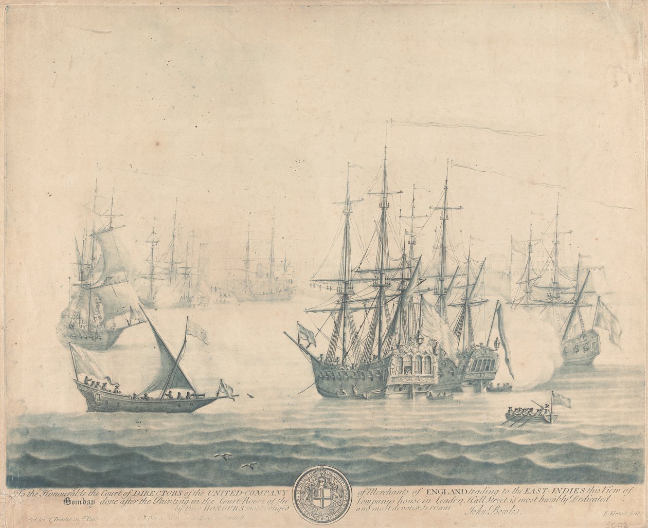 Vue de Bombay - Elisha Kirkall