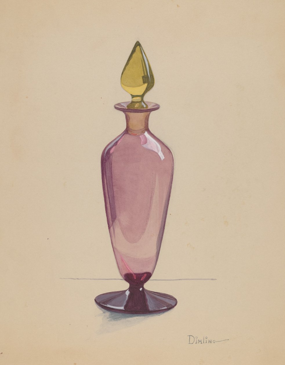Bouteille de Cologne - Elizabeth Dimling