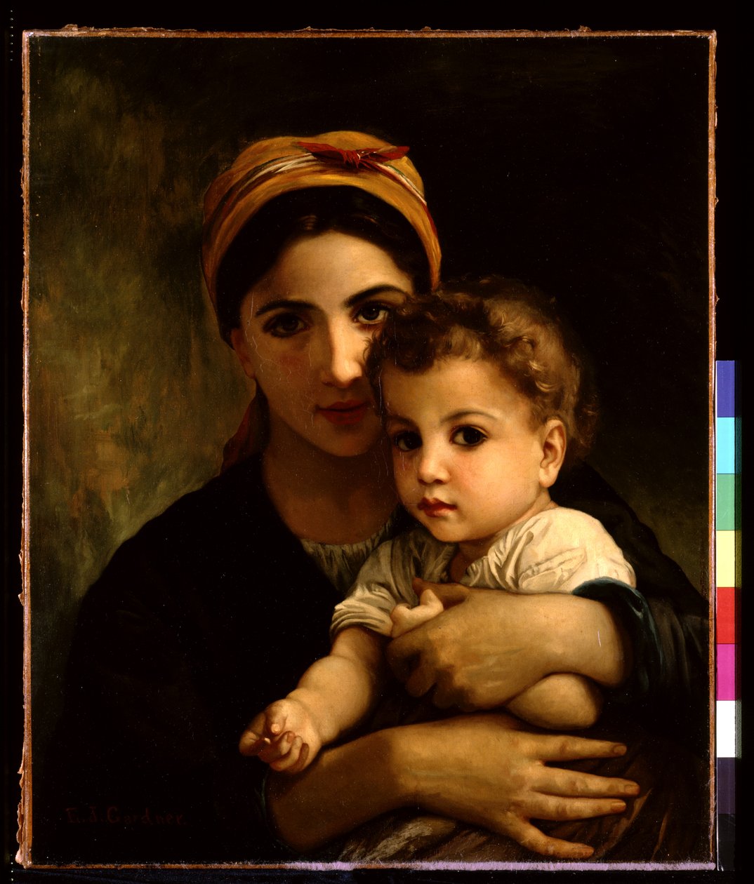 Jeune fille avec enfant - Elizabeth Jane Gardner Bouguereau