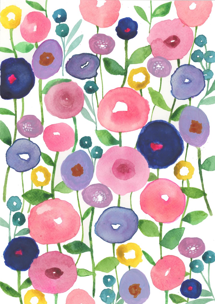 Coquelicots en fleurs - Elizabeth Rider