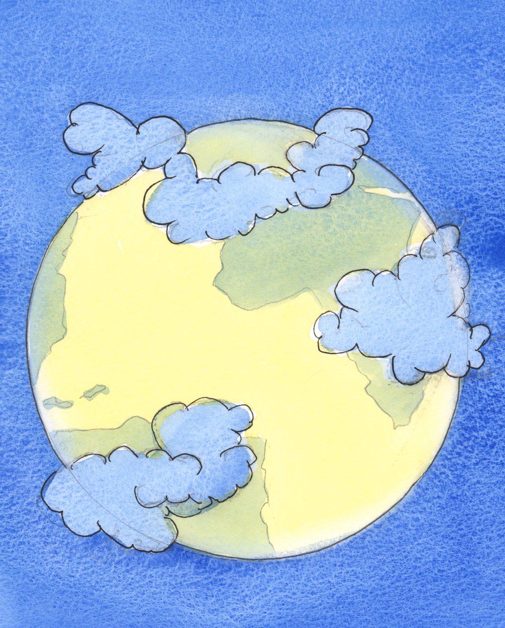 Un nuage dense semble couvrir les parties de la terre où il y a la guerre, ce qui coupe de nombreuses personnes de Dieu - Elizabeth Wang