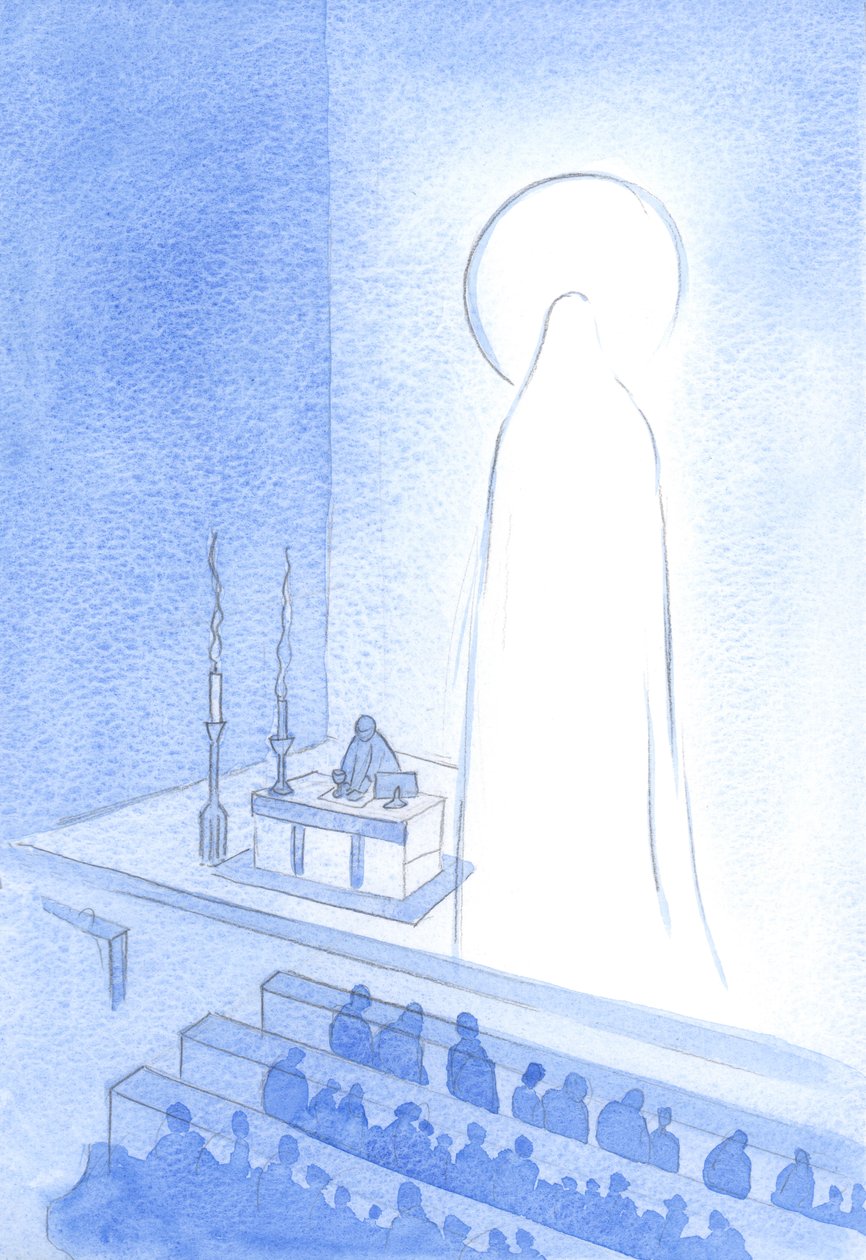 Le Christ et Sa Sainte Mère sont vivants, au Ciel maintenant, glorieux. Être ainsi glorifié, c