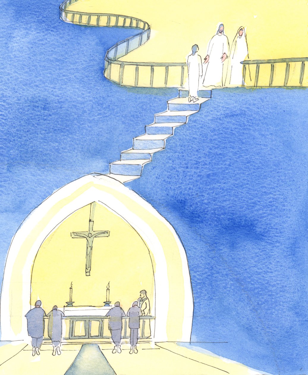 Le Christ nous invite à nous présenter à la balustrade de l