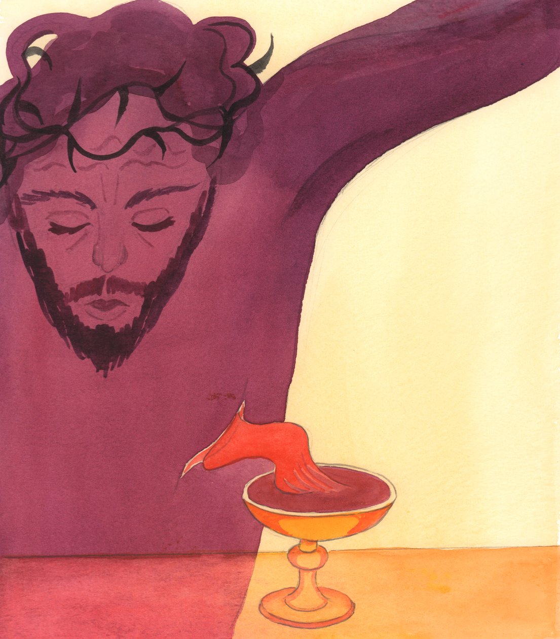 Christ a versé son sang pour nous, au Calvaire - Elizabeth Wang