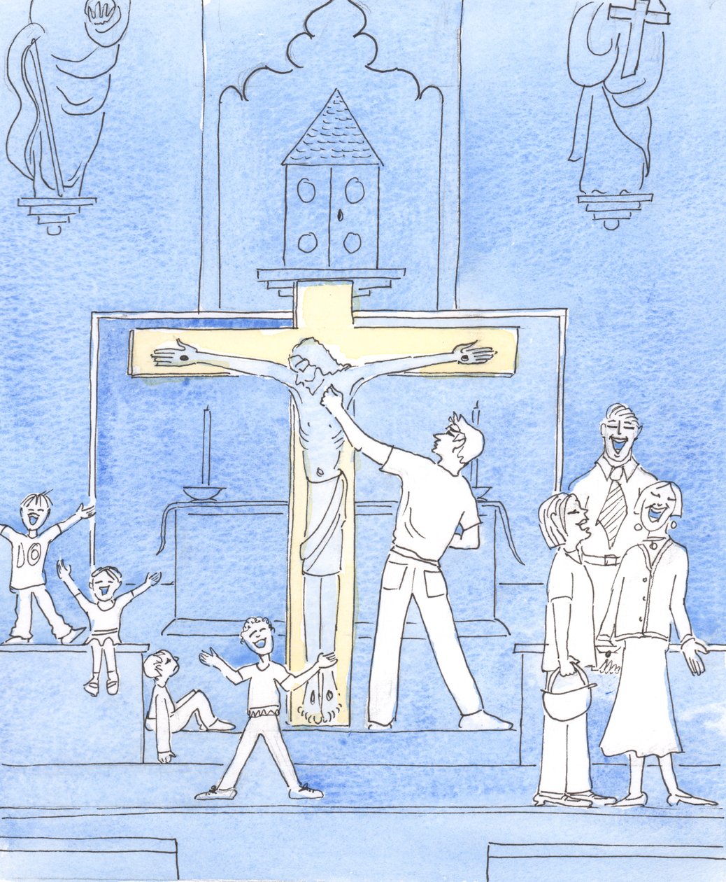 Le Christ voit notre comportement à l