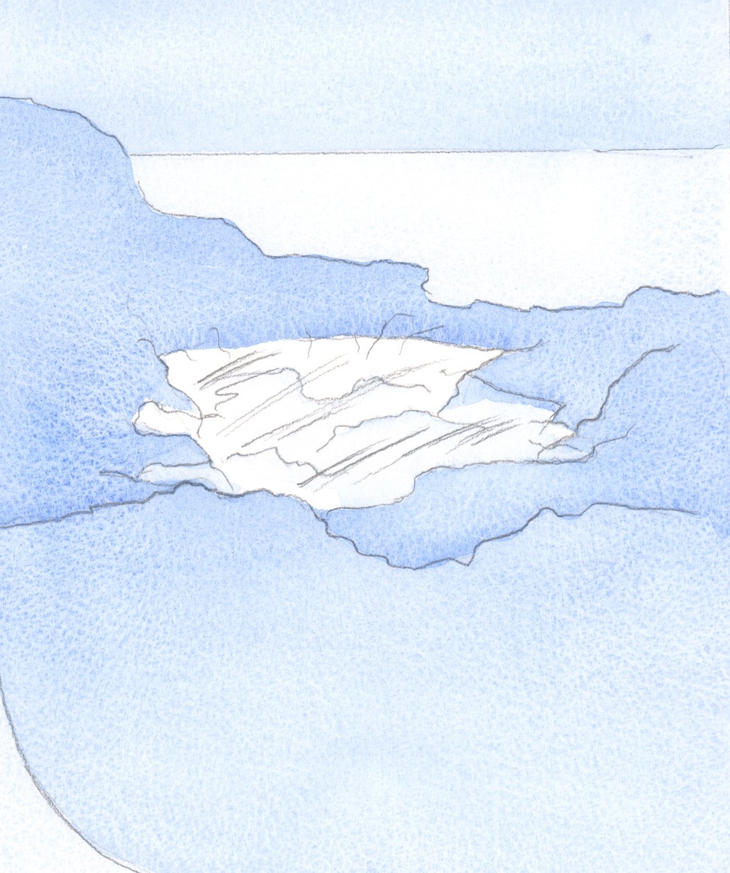Dieu regarde dans nos âmes comme dans une mare rocheuse; à travers l