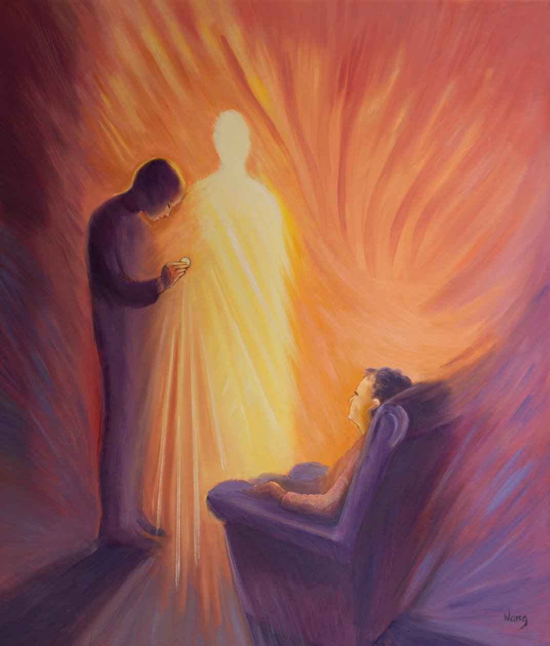 Jésus-Christ vient à nous dans la Sainte Communion lorsque nous sommes malades ou confinés à la maison - Elizabeth Wang