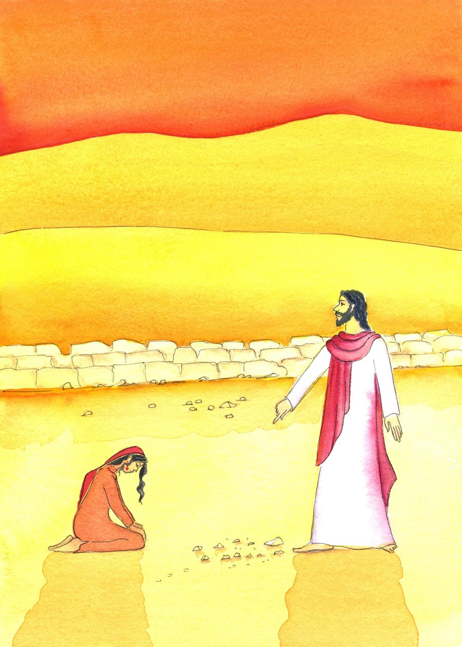 Jésus pardonne à la femme prise en flagrant délit d